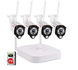 Tonton 8CH 1080P DVR Security 3000TVL Camera CCTV System Home IR Day Night Kits 